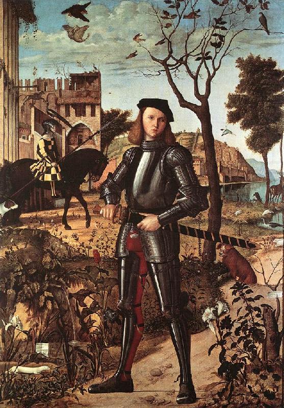 CARPACCIO, Vittore Portrait of a Knight dsfg china oil painting image